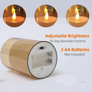 Flameless LED Electronic Candle with Remote Control Plastica Case Candles Lamp For Wedding Party Christmas Home Decor