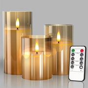 Flameless LED Electronic Candle with Remote Control Plastica Case Candles Lamp For Wedding Party Christmas Home Decor