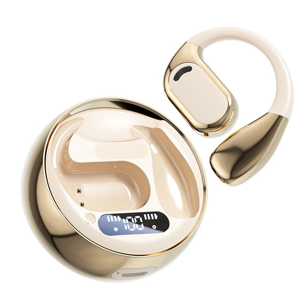 AI HD earhook waterproof touch translation headphones English learning real-time translator study abroad translation headphones