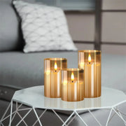 Flameless LED Electronic Candle with Remote Control Plastica Case Candles Lamp For Wedding Party Christmas Home Decor